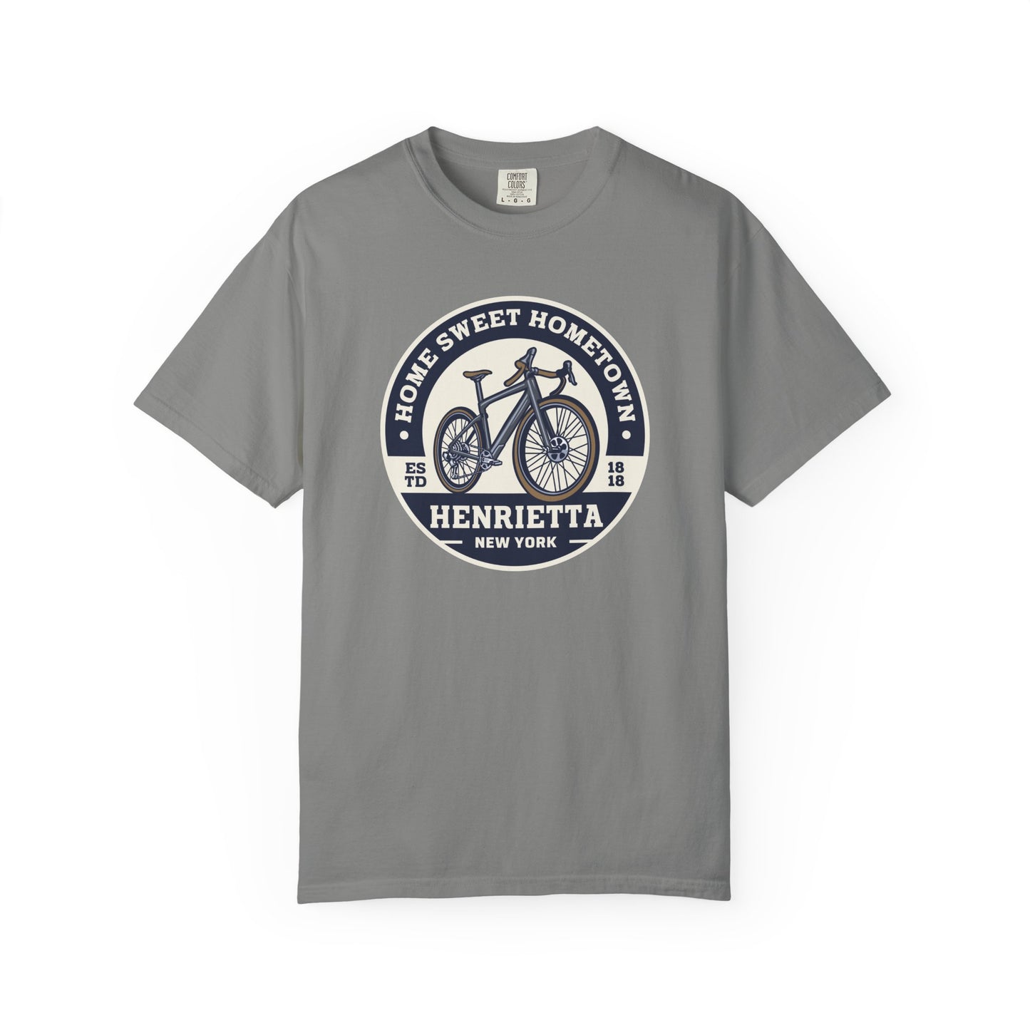 Womens Home Sweet Hometown Bicycle T-shirt