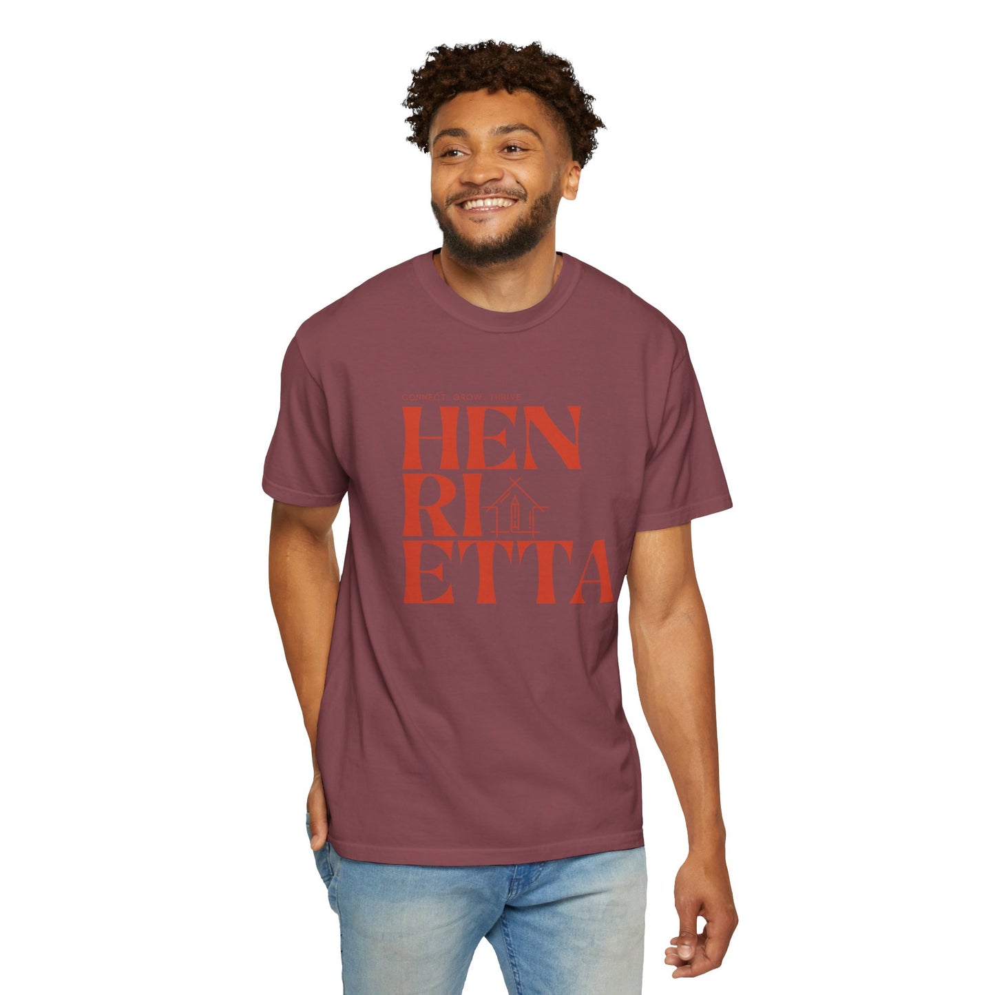 Mens Henrietta, NY Comfort Colors Graphic Tee, Local Hometown T-Shirt