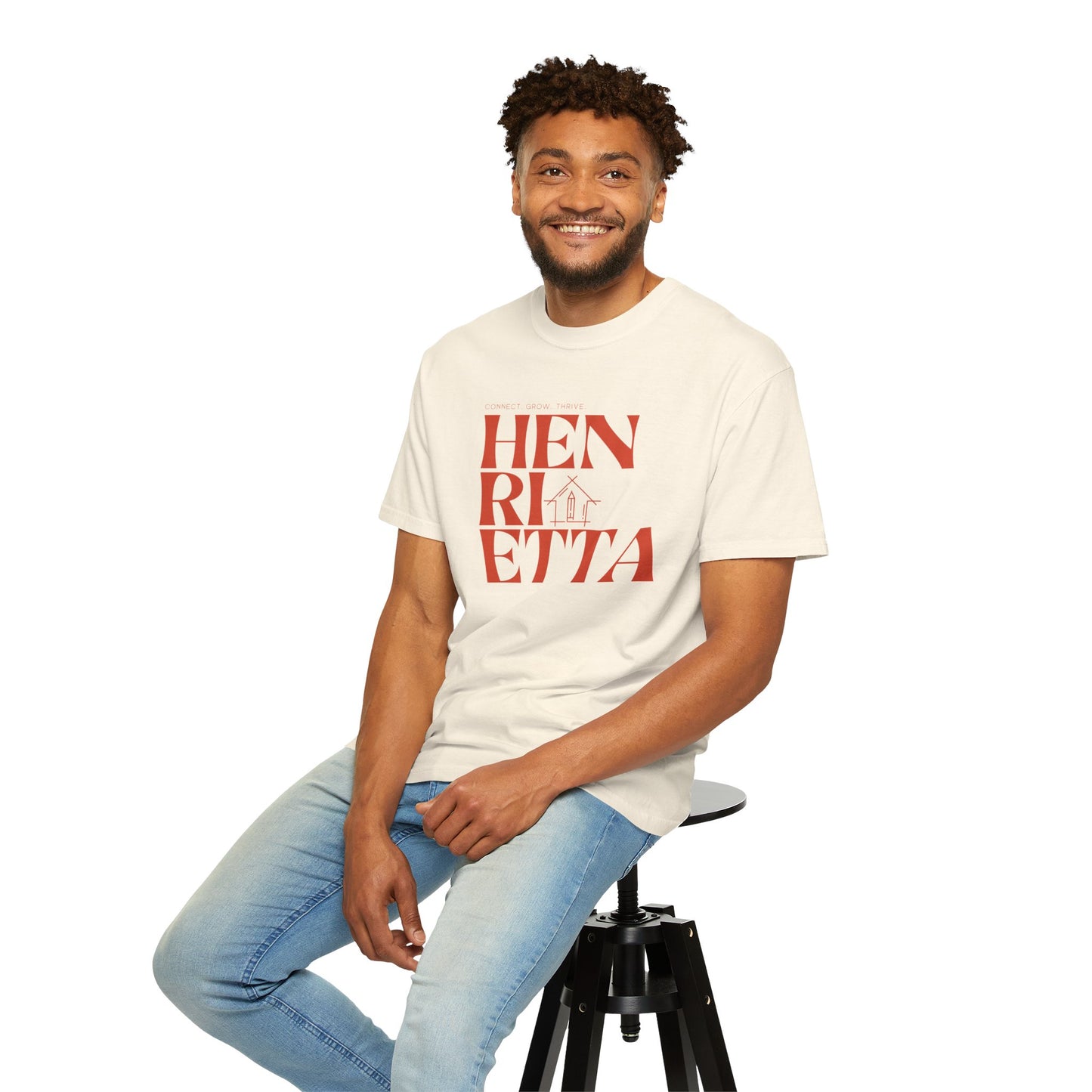 Mens Henrietta, NY Comfort Colors Graphic Tee, Local Hometown T-Shirt