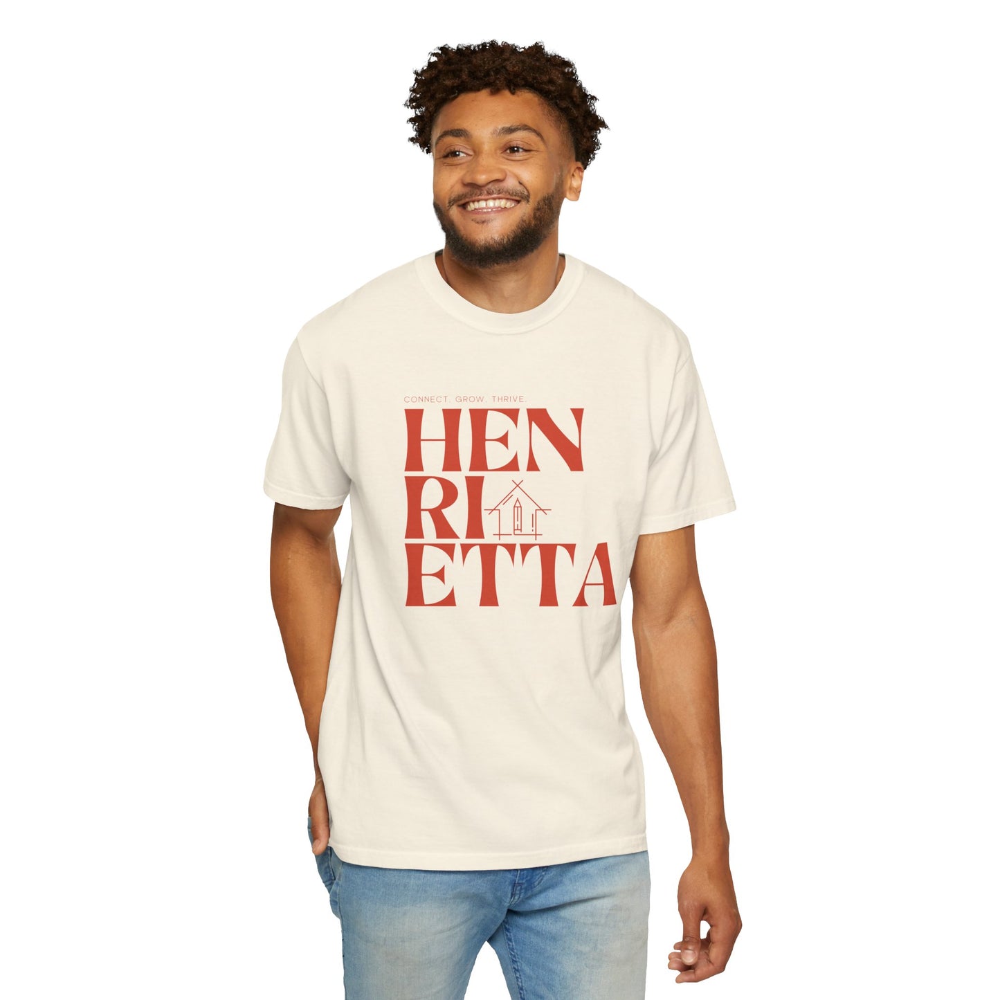 Mens Henrietta, NY Comfort Colors Graphic Tee, Local Hometown T-Shirt