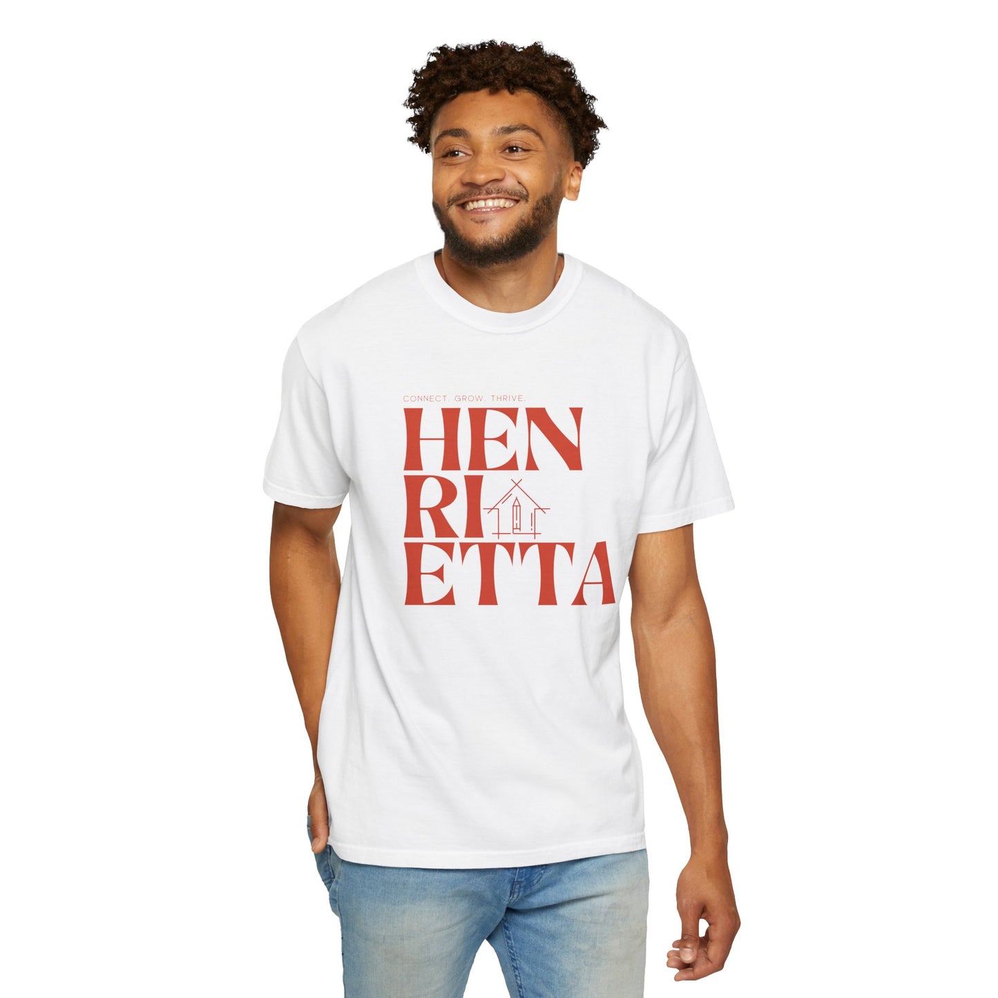 Mens Henrietta, NY Comfort Colors Graphic Tee, Local Hometown T-Shirt