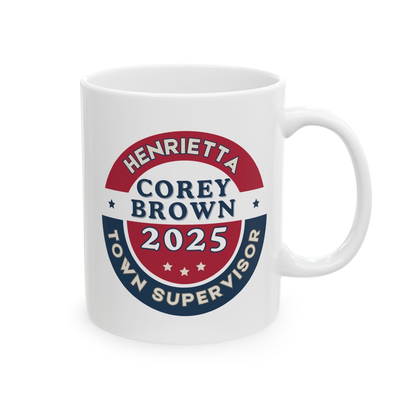 Corey Brown 2025 Campaign Mug Henrietta Ny