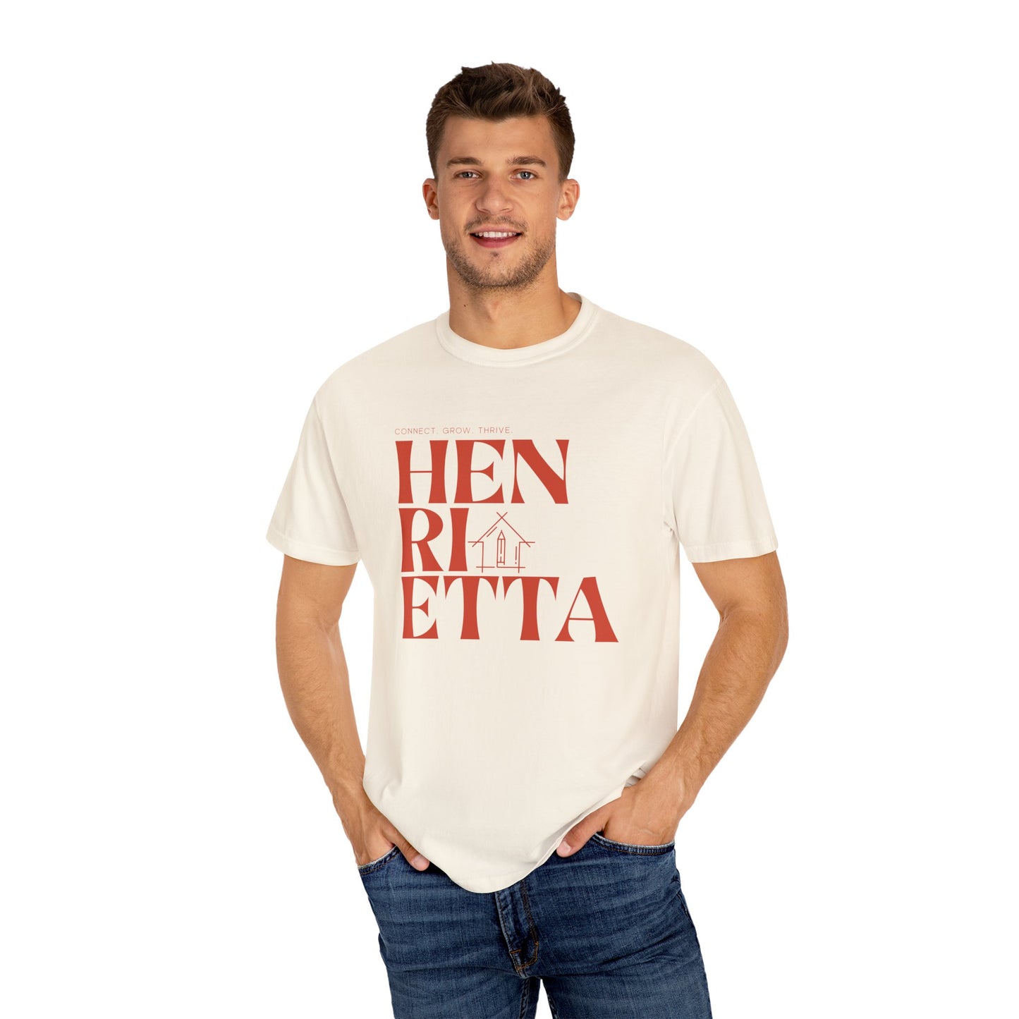 Mens Henrietta, NY Comfort Colors Graphic Tee, Local Hometown T-Shirt