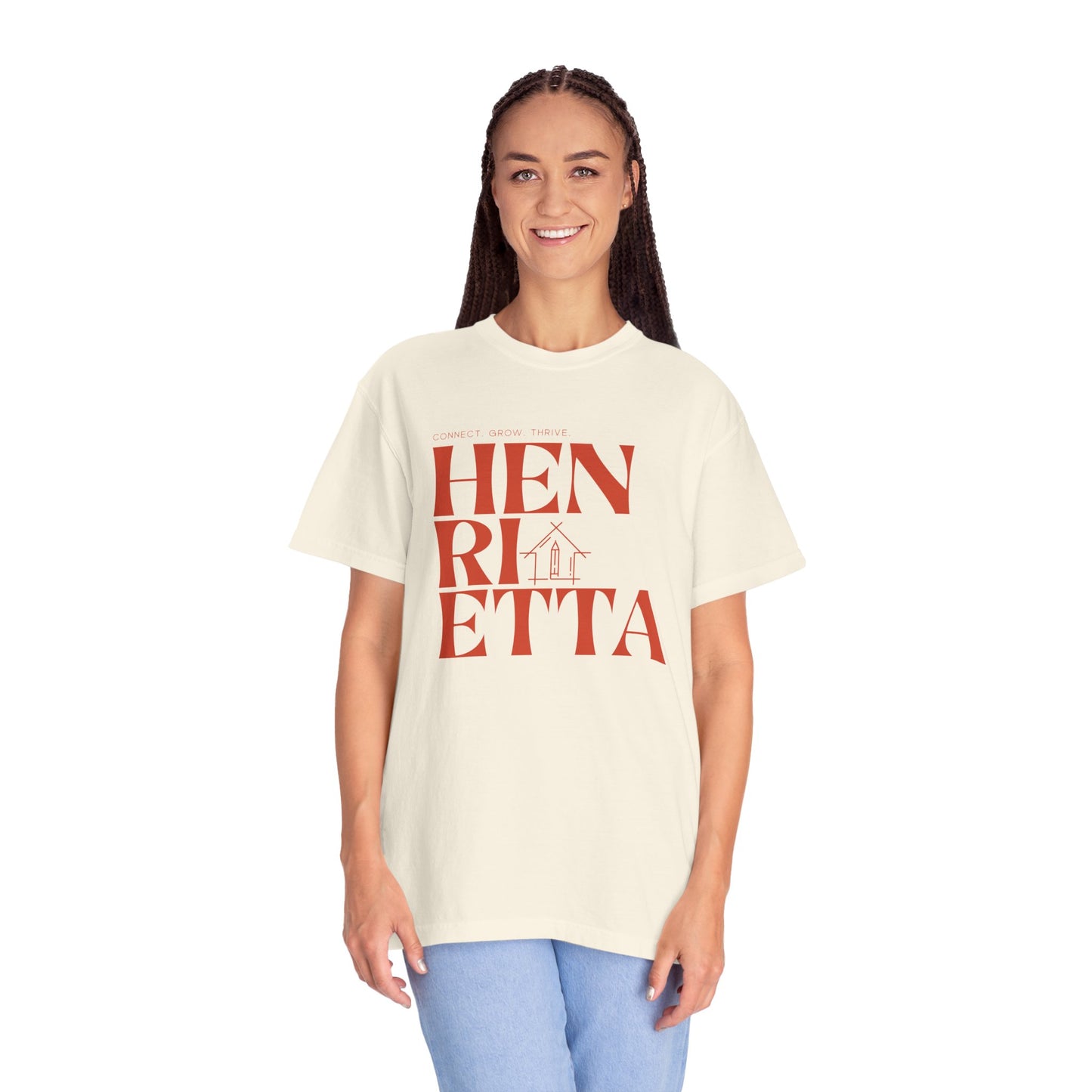 Womens Henrietta, NY Comfort Colors Womens Graphic Tee, Local Hometown T-Shirt