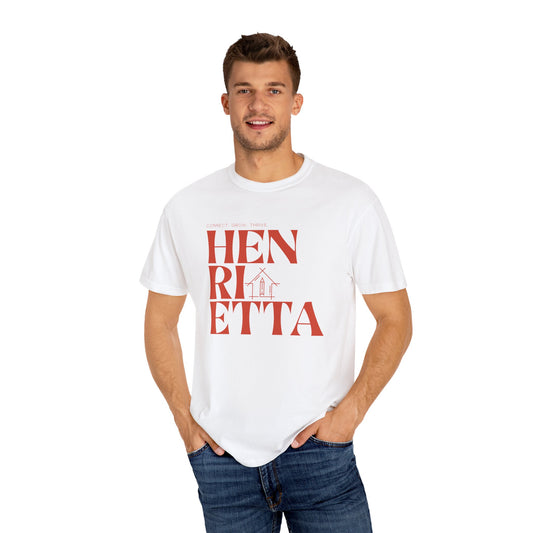 Mens Henrietta, NY Comfort Colors Graphic Tee, Local Hometown T-Shirt