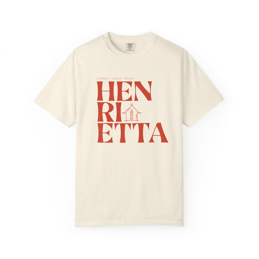 Mens Henrietta, NY Comfort Colors Graphic Tee, Local Hometown T-Shirt