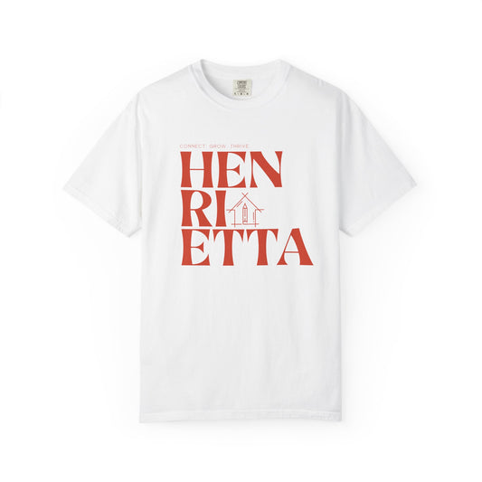 Mens Henrietta, NY Comfort Colors Graphic Tee, Local Hometown T-Shirt