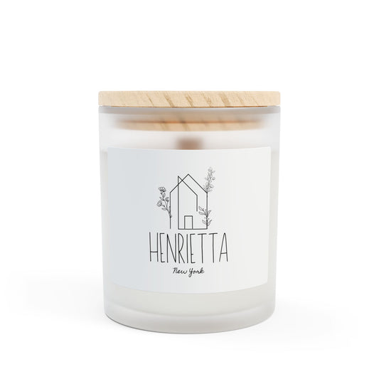 Henrietta Fragrance Free Frosted Glass Candle - 11oz Home Fragrance Free