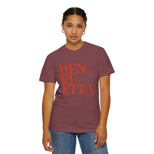 Womens Henrietta, NY Comfort Colors Womens Graphic Tee, Local Hometown T-Shirt