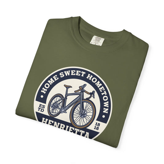 Womens Home Sweet Hometown Bicycle T-shirt
